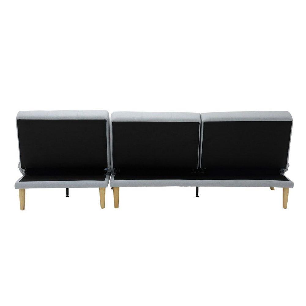 โซฟาเบด 3 ที่นั่ง KONCEPT CHARTER 19230821 สีเทา