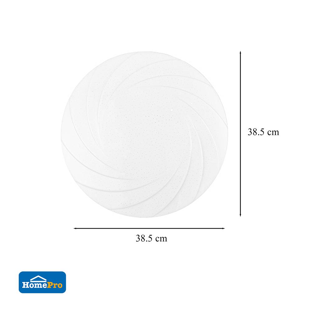 ไฟเพดาน LED CARINI R1403-M 15 นิ้ว 24 วัตต์ DAYLIGHT สีขาว