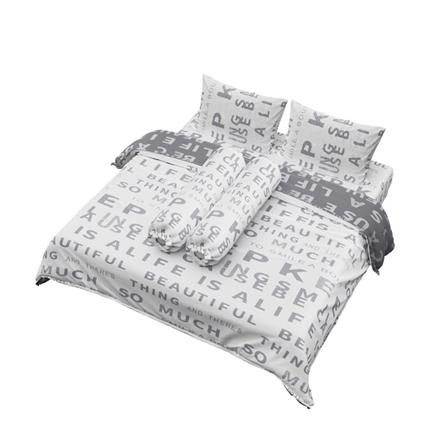 ชุดผ้าปูที่นอน 6 ฟุต (ชุด 6 ชิ้น) FACINO PRINT FA080_1