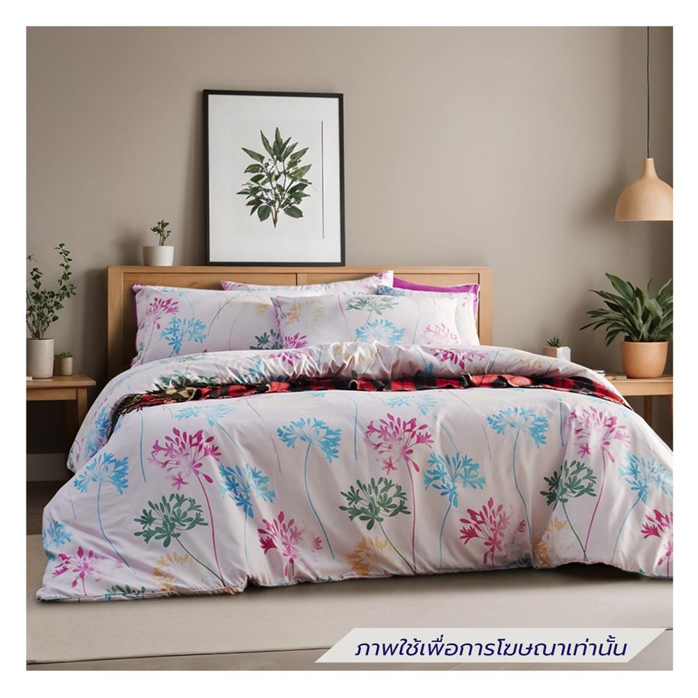 ชุดผ้าปูที่นอน 6 ฟุต (ชุด 6 ชิ้น) FACINO PRINT FA077