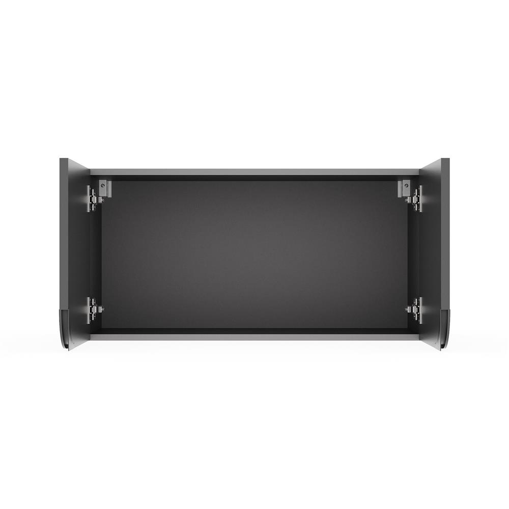 ตู้แขวนคู่ KITZCHO CURVE 80x40 ซม. สี GREY GRAPHITE