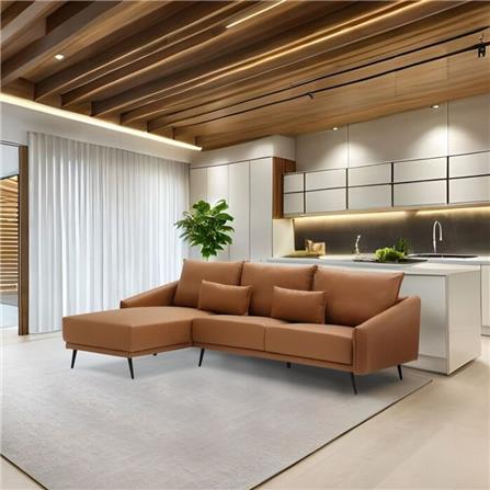 โซฟาเข้ามุมซ้าย KONCEPT SYRUP 19224284 สีน้ำตาล_6