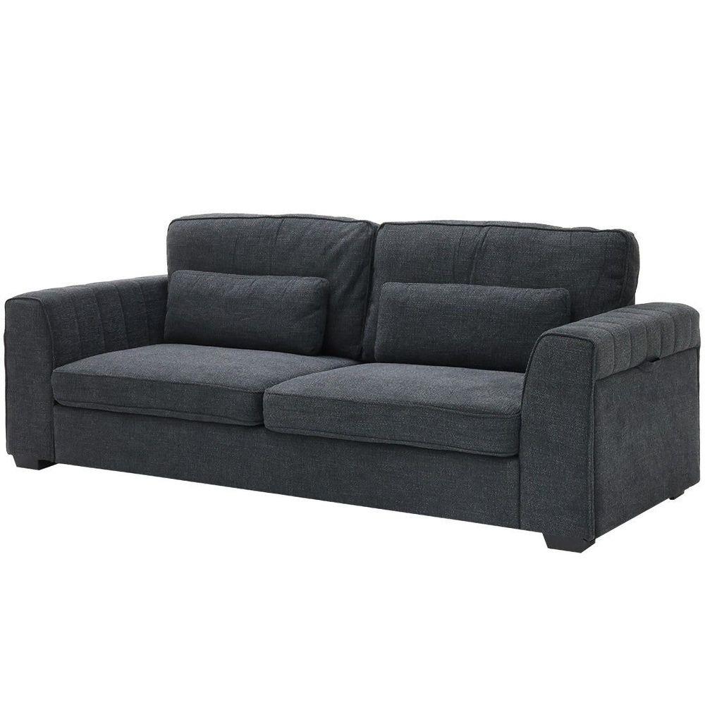 โซฟา 2 ที่นั่ง KONCEPT ZANAKO 19225296 สีเทาเข้ม