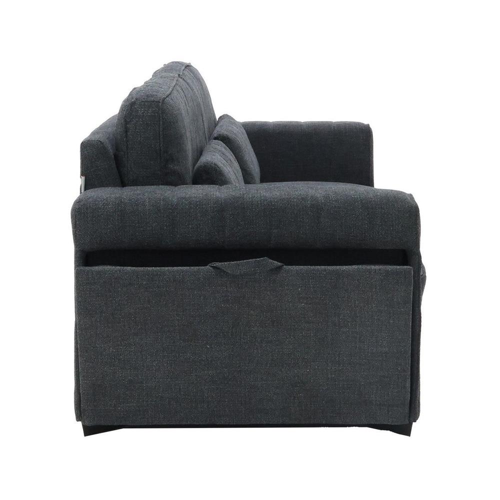 โซฟา 2 ที่นั่ง KONCEPT ZANAKO 19225296 สีเทาเข้ม