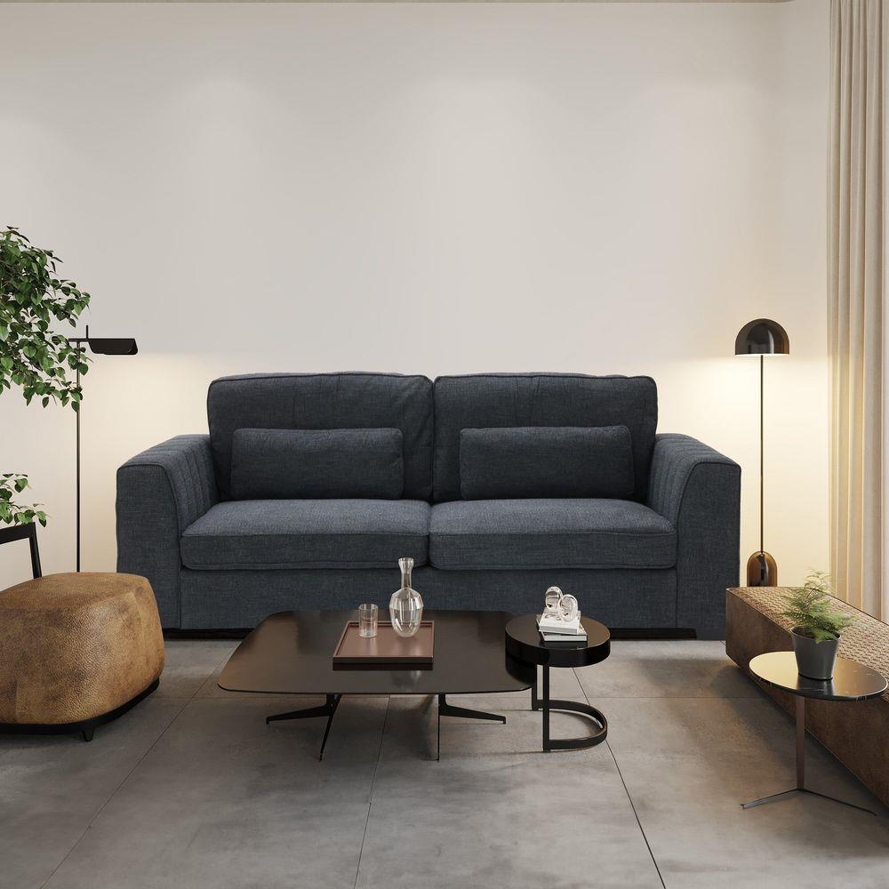 โซฟา 2 ที่นั่ง KONCEPT ZANAKO 19225296 สีเทาเข้ม