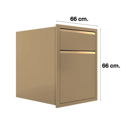 ตู้ลิ้นชัก MJ ETERNITY 66x66 cm. SAND BIEGE_3