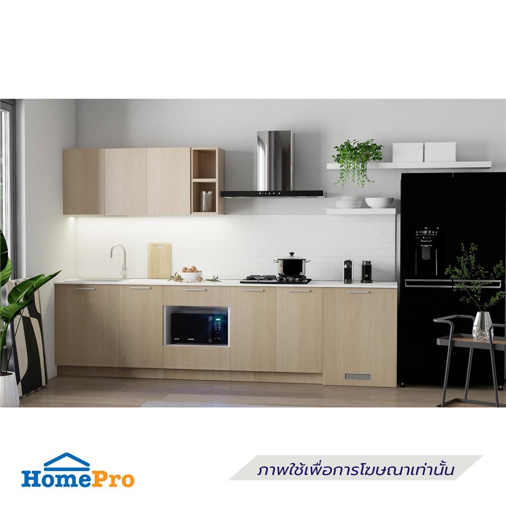 โครงตู้ล่างบานคู่ CABIN UPVC 80x83.5 ซม. สีขาว