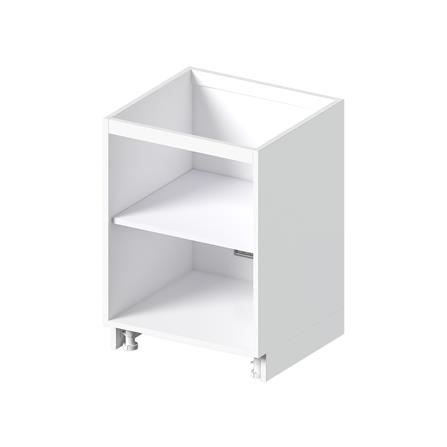 โครงตู้ล่างบานเดี่ยว CABIN UPVC 60x83.5 ซม. สีขาว_2