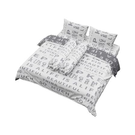 ชุดผ้าปูที่นอน 5 ฟุต (ชุด 6 ชิ้น) FACINO PRINT FA080_1