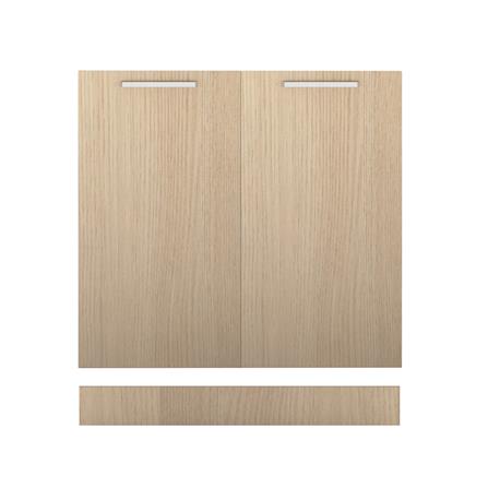 บานคู่โครงตู้ล่าง UPVC CABIN JUNO 80x83.5 ซม. สีบีช_1