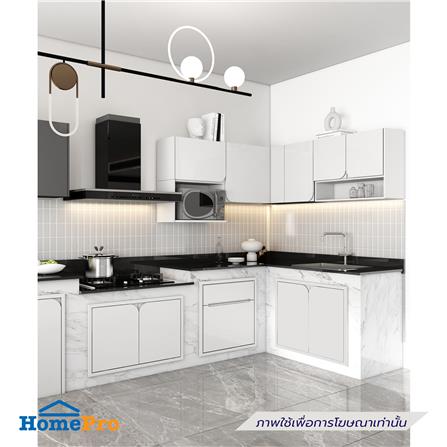 ตู้แขวนเดี่ยวเปิดซ้าย KITZCHO CURVE 60x40 ซม. สี DIAMOND_5