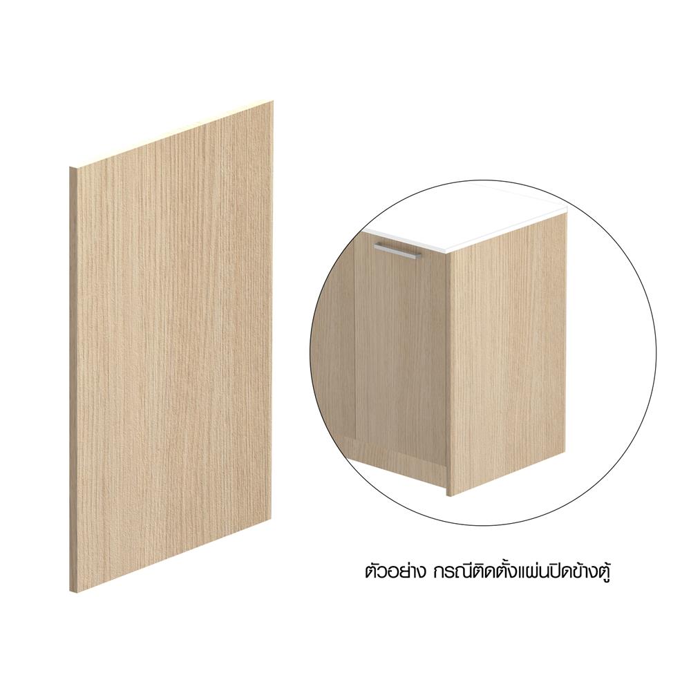 แผ่นปิดข้างตู้ CABIN JUNO UPVC 58.2x83.5 ซม. สีบีช