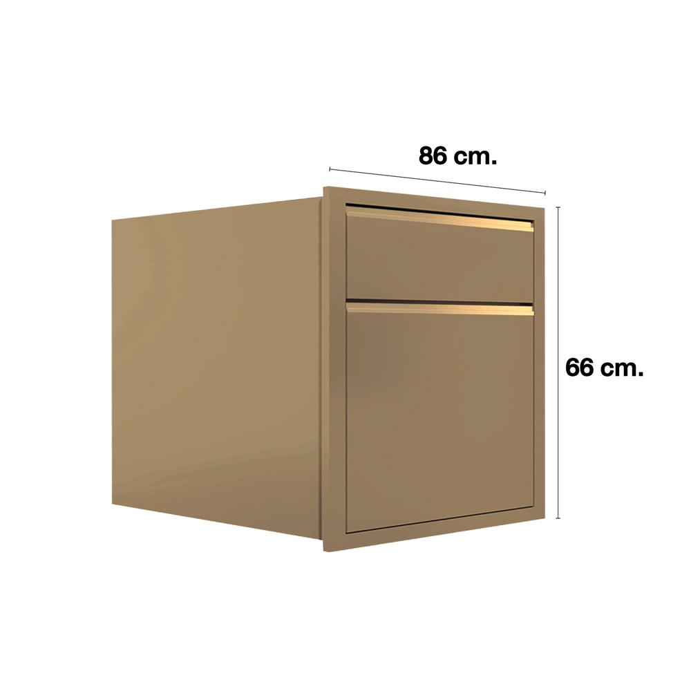 ตู้ลิ้นชัก MJ ETERNITY 86x66 ซม. สี SAND BEIGE