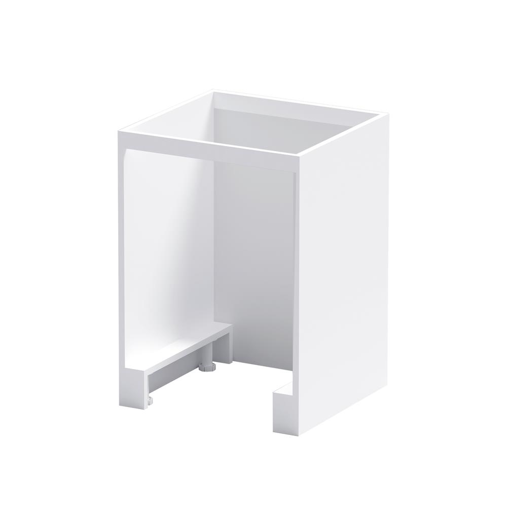 โครงตู้ใส่ถังแก๊ส CABIN UPVC 60x83.5 ซม. สีขาว_0