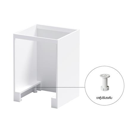 โครงตู้ใส่ถังแก๊ส CABIN UPVC 60x83.5 ซม. สีขาว_3