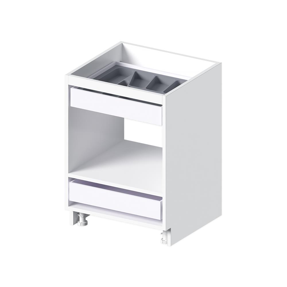 โครงตู้ล่างลิ้นชัก CABIN UPVC 60x83.5 ซม. สีขาว