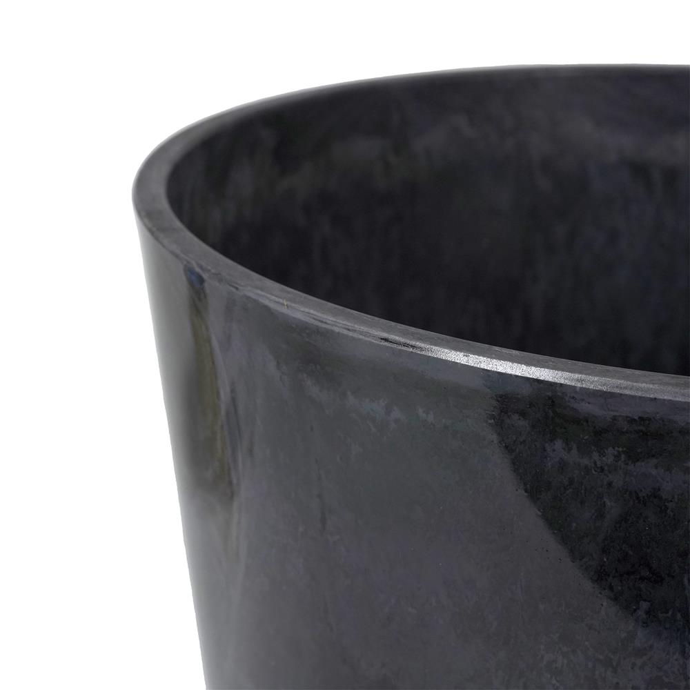 กระถางพลาสติก SPRING MORAY 21 ซม. สีเทา