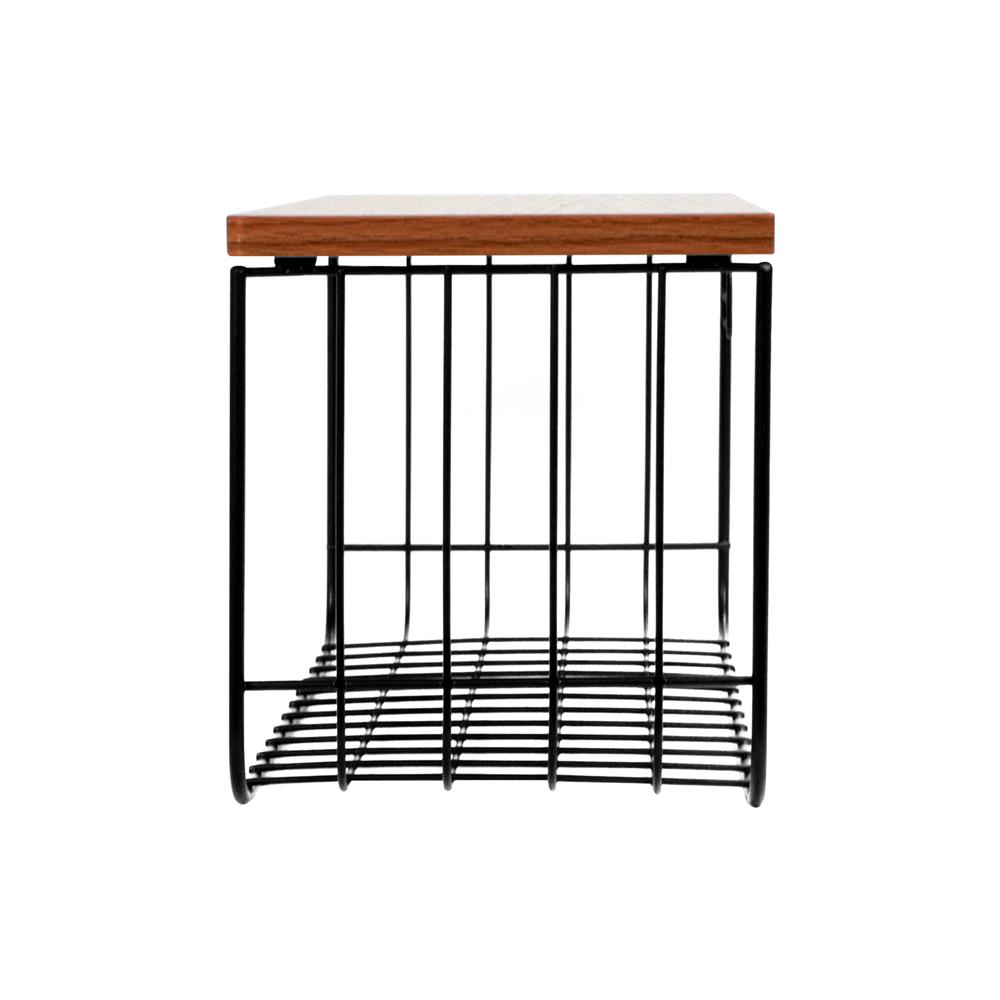 ชุดชั้นติดผนัง STACKO URBAN (S,M,L) สีดำ 3 ชิ้น