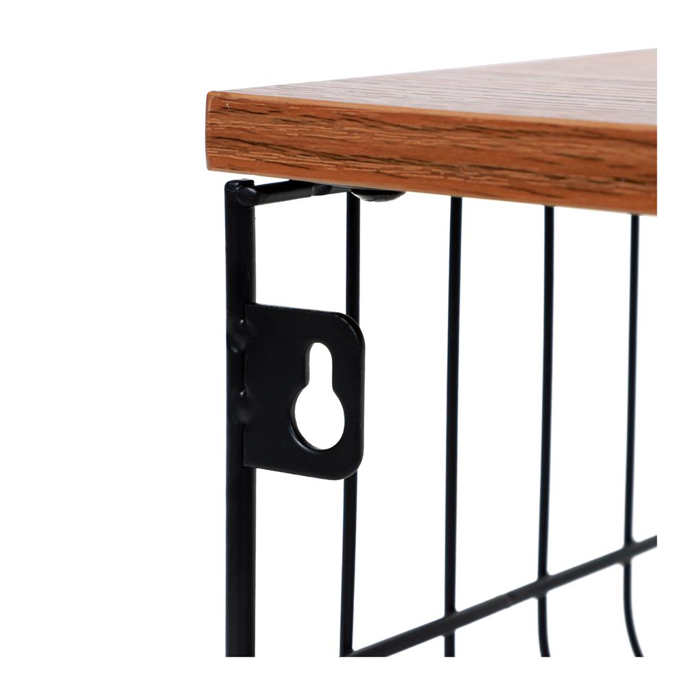 ชุดชั้นติดผนัง STACKO URBAN (S,M,L) สีดำ 3 ชิ้น