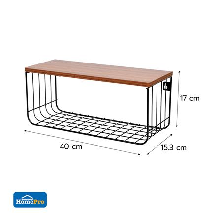 ชุดชั้นติดผนัง STACKO URBAN (S,M,L) สีดำ 3 ชิ้น_10