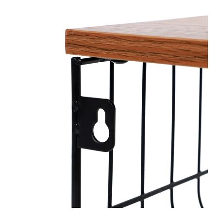 ชุดชั้นติดผนัง STACKO URBAN (S,M,L) สีดำ 3 ชิ้น_6