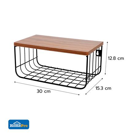 ชุดชั้นติดผนัง STACKO URBAN (S,M,L) สีดำ 3 ชิ้น_12