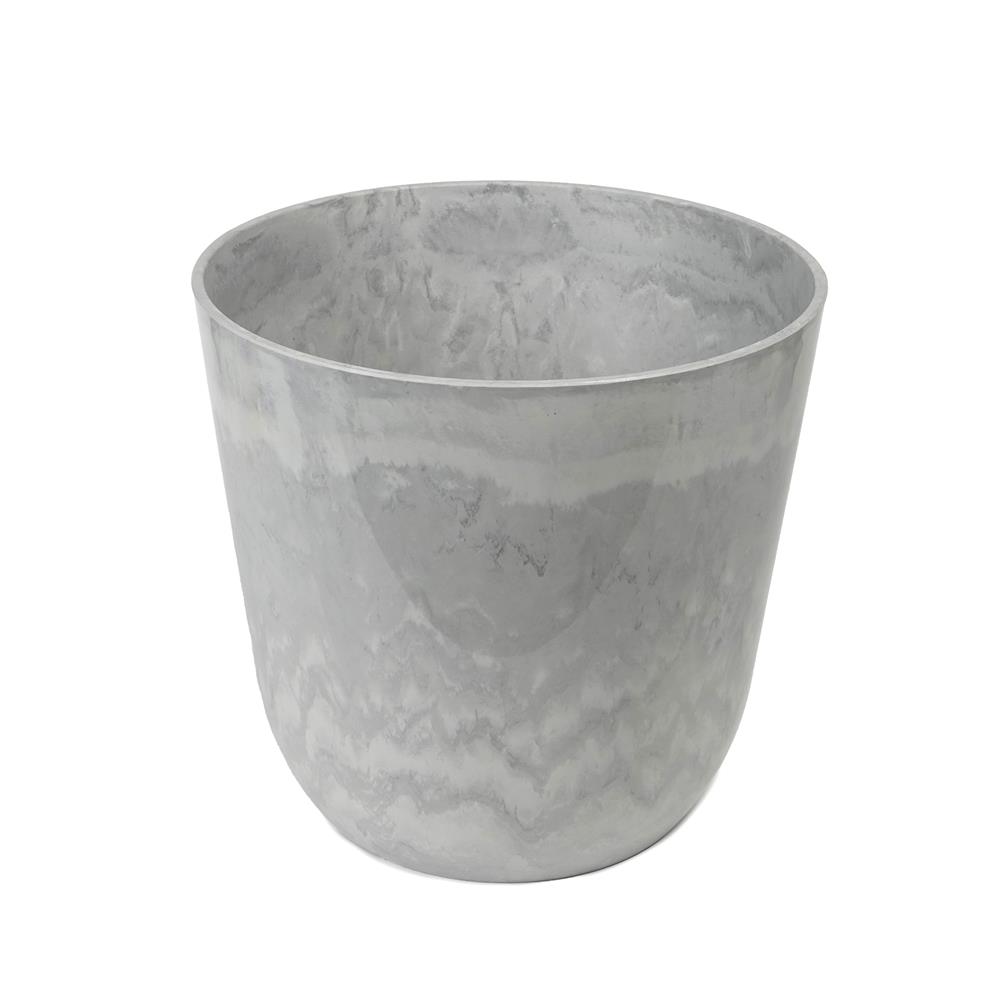 กระถางพลาสติก SPRING MORAY 30 ซม. สีขาว