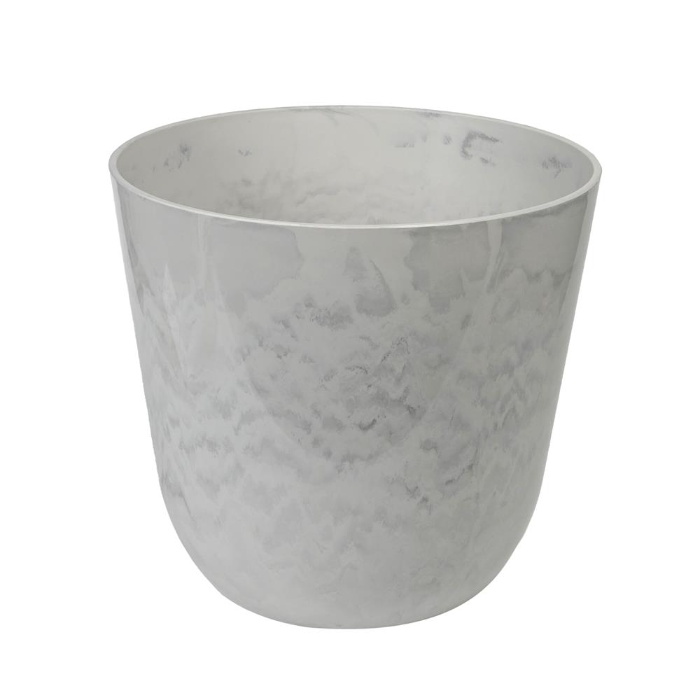 กระถางพลาสติก SPRING MORAY 35 ซม. สีขาว