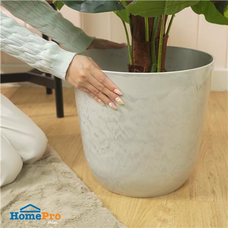 กระถางพลาสติก SPRING MORAY 35 ซม. สีขาว_6