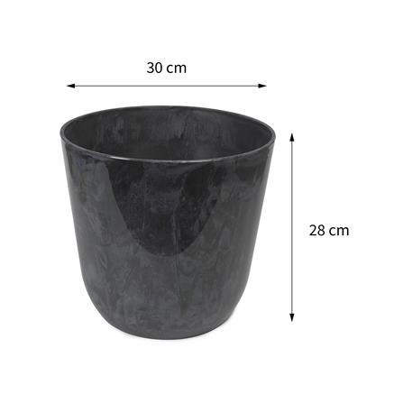 กระถางพลาสติก SPRING MORAY 30 ซม. สีเทา_6