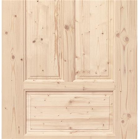 ประตูไม้สนนิวซีแลนด์ ไม่เจาะลูกบิด MODERN DOORS CE-10 90X200 ซม. สีธรรมชาติ_1