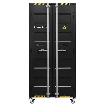 ตู้เอกสารเหล็กสูง SURE CG-961W 90 ซม. สีดำ/เทา_0