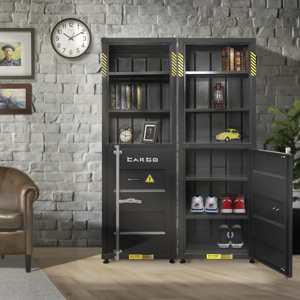 ตู้เอกสารเหล็กสูง SURE CG-643H 60 ซม. สีดำ/เทา