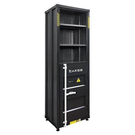 ตู้เอกสารเหล็กสูง SURE CG-643H 60 ซม. สีดำ/เทา_1