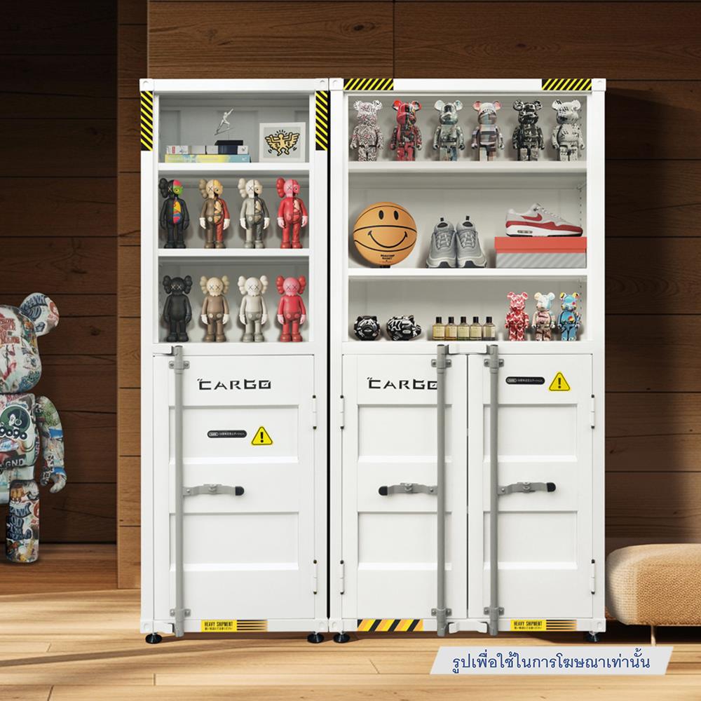 ตู้เอกสารเหล็กสูง SURE CG-643H 60 ซม. สีขาว