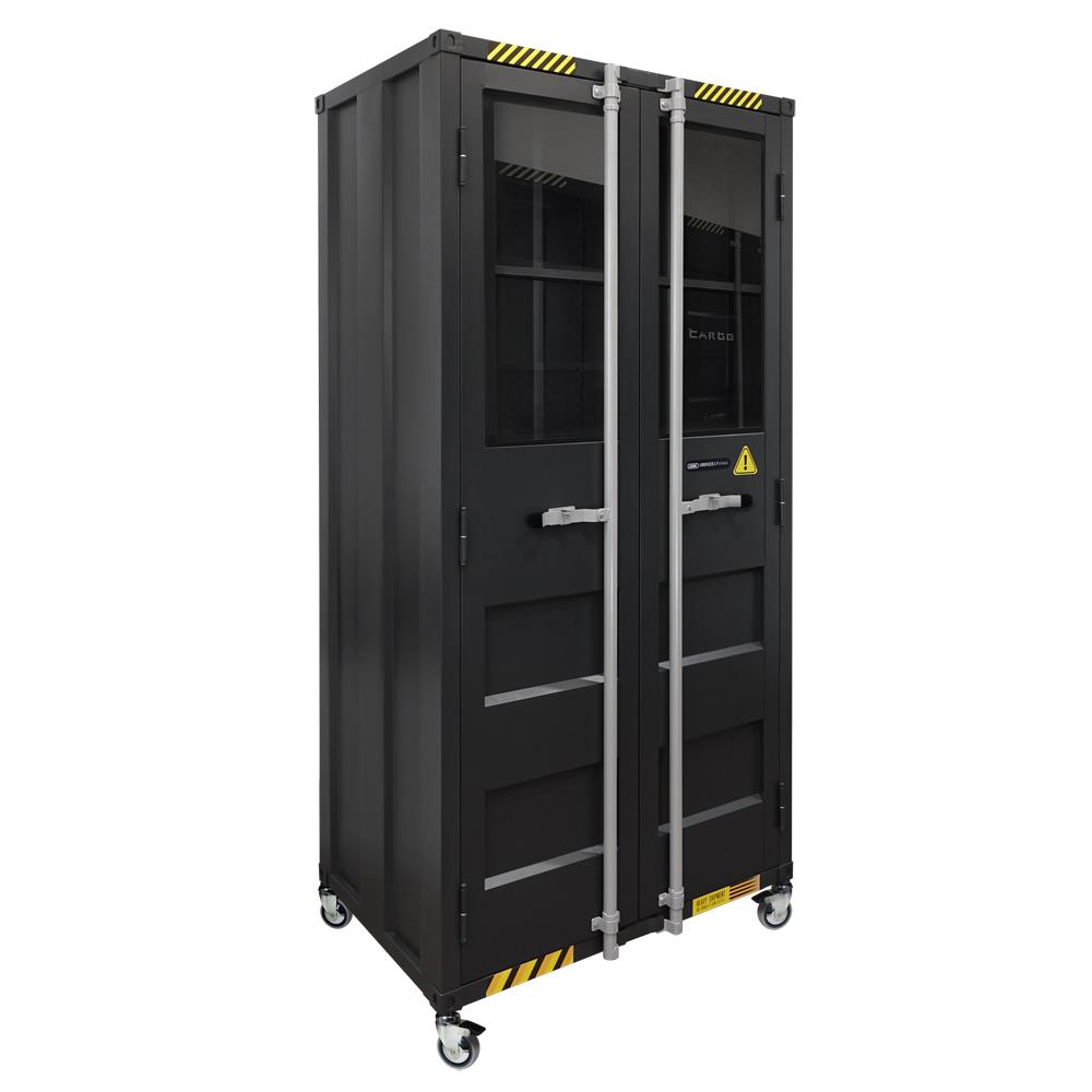 ตู้เอกสารเหล็กสูง SURE CG-962W 90 ซม. สีดำ/เทา