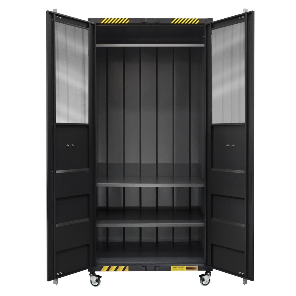 ตู้เอกสารเหล็กสูง SURE CG-962W 90 ซม. สีดำ/เทา