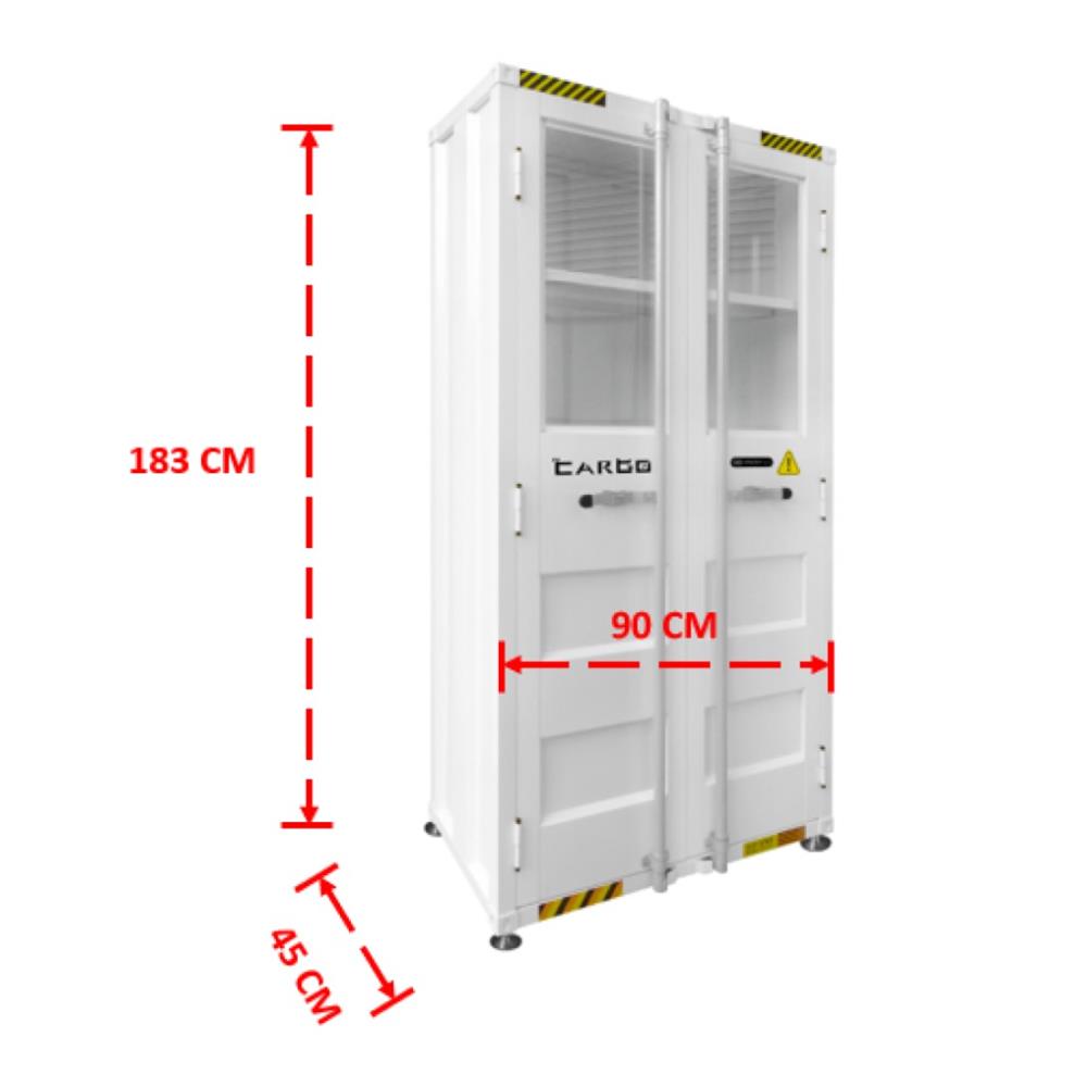 ตู้เอกสารเหล็กสูง SURE CG-942H 90 ซม. สีขาว