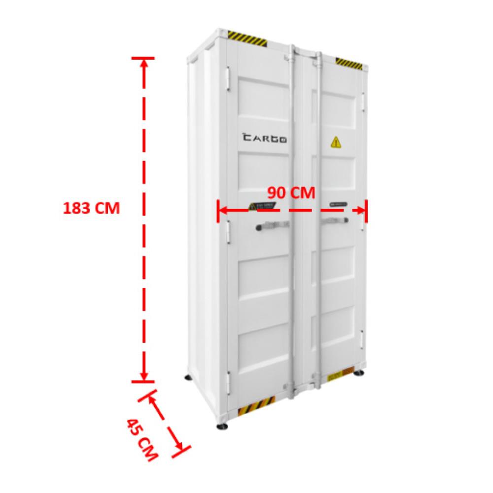 ตู้เอกสารเหล็กสูง SURE CG-941H 90 ซม. สีขาว