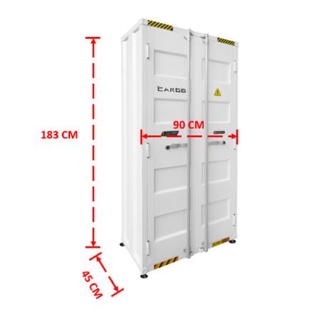 ตู้เอกสารเหล็กสูง SURE CG-941H 90 ซม. สีขาว_4