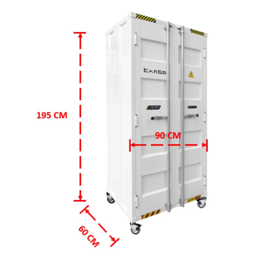 ตู้เอกสารเหล็กสูง SURE CG-961W 90 ซม. สีขาว