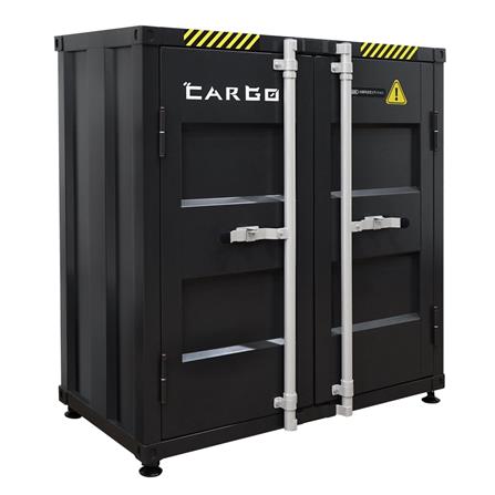 ตู้เอกสารเหล็กเตี้ย SURE CG-943L 90 ซม. สีดำ/เทา_1