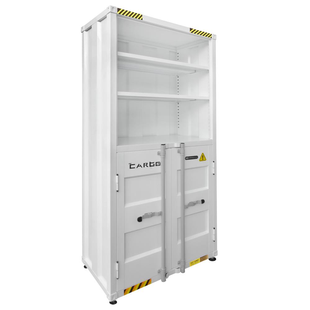 ตู้เอกสารเหล็กสูง SURE CG-943H 90 ซม. สีขาว