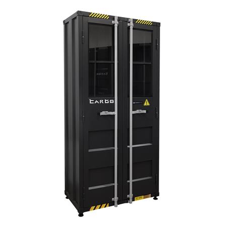 ตู้เอกสารเหล็กสูง SURE CG-942H 90 ซม. สีดำ/เทา_1