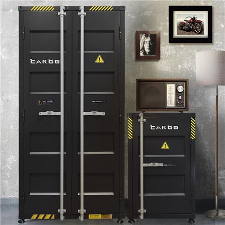 ตู้เอกสารเหล็กเตี้ย SURE CG-643L 60 ซม. สีเทา/ดำ_5