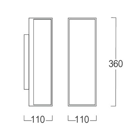 ไฟทางเดิน LED L&E 65-A0625 10 วัตต์ WARM WHITE สีเทา/ดำ_6