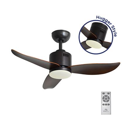 พัดลมโคมไฟ LED WINFAVOUR WFDC52/DC37(ORB) 36 นิ้ว 18 วัตต์ DAYLIGHT/COOL WHITE/WARM WHITE สีน้้ำตาล_0