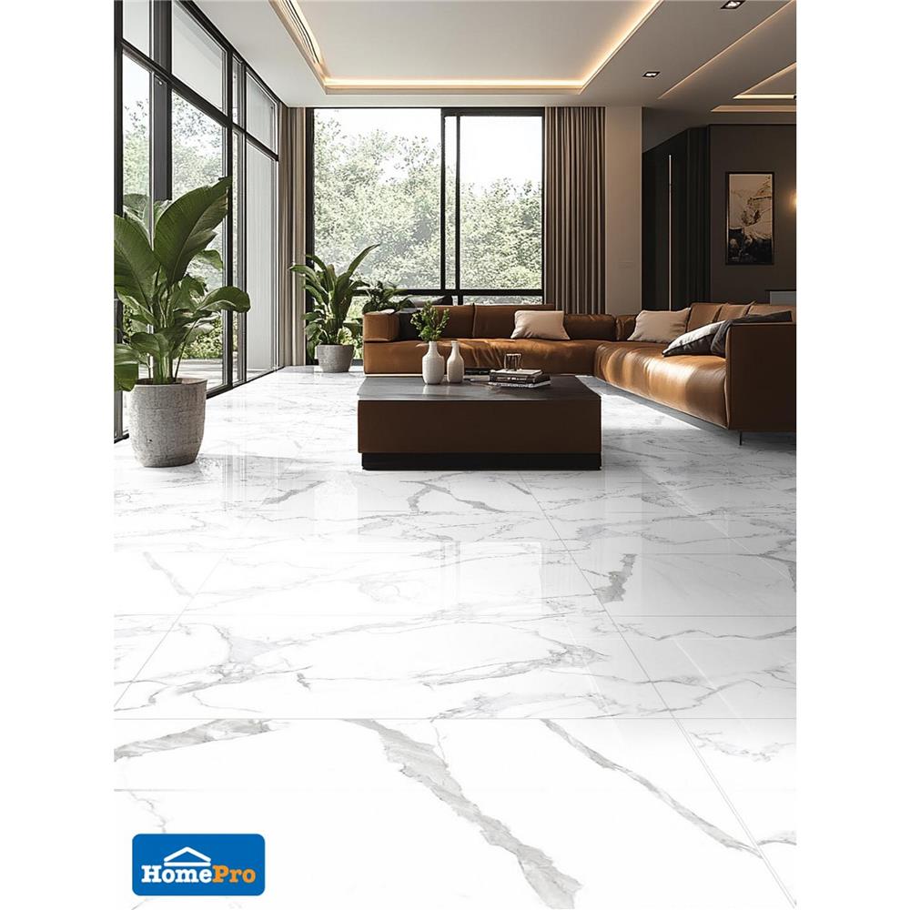 กระเบื้องพื้นพอร์ซเลน 80x160 ซม. DURAGRES ลูเซนต์ เบียงโค่ ขาว 2.56 ตร.ม.