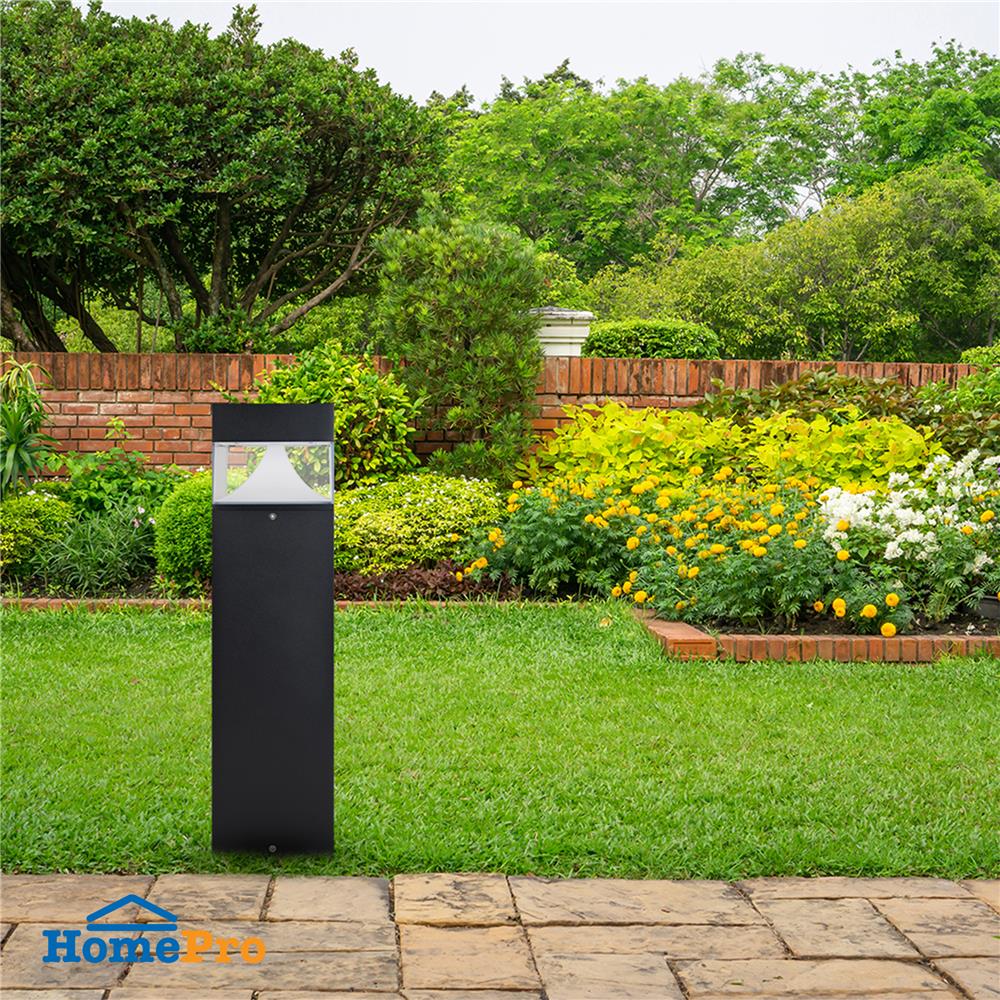 ไฟทางเดิน LED L&E 9P-A0166 15 วัตต์ WARM WHITE สีดำ