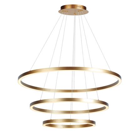 ไฟช่อ LED L&E 01-A0196 70 วัตต์ WARM WHITE สีทองเหลือง 3 หัว_0